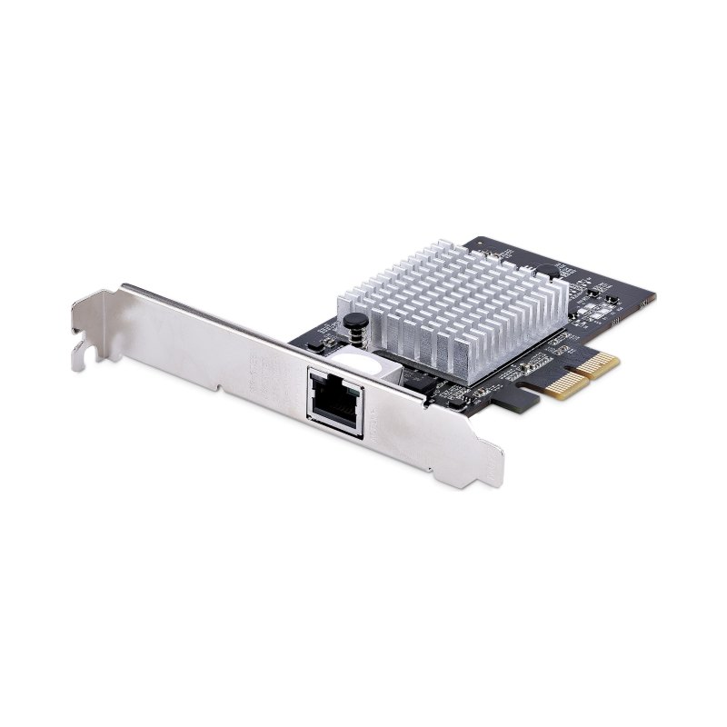 StarTech.com Carte Réseau PCIe à 1 Port 10Gbps - Carte Réseau pour PC/Serveur - Carte Ethernet PCI Express à 6 Vitesses avec Prise en Charge des Trames Jumbo - Carte d'Interface Réseau NIC/LAN, 10GBASE-T/NBASE-T