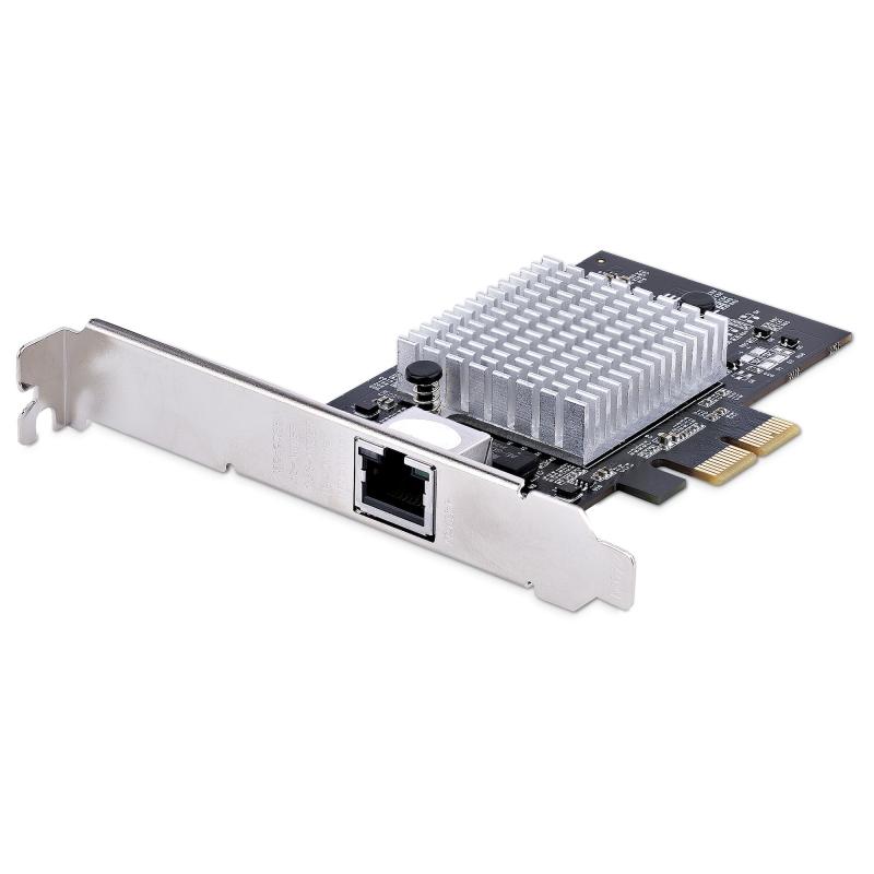 StarTech.com Carte Réseau PCIe à 1 Port 10Gbps - Carte Réseau pour PC/Serveur - Carte Ethernet PCI Express à 6 Vitesses avec Prise en Charge des Trames Jumbo - Carte d'Interface Réseau NIC/LAN, 10GBASE-T/NBASE-T