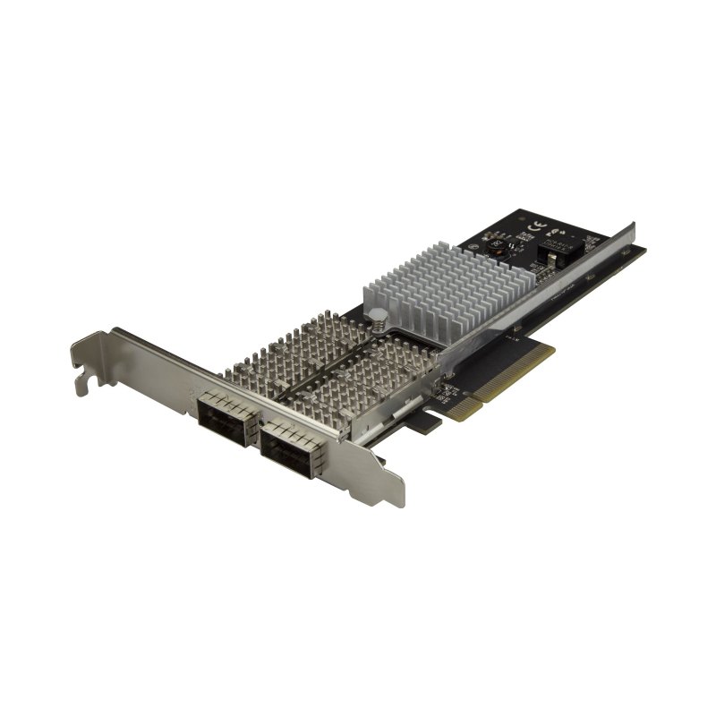 StarTech.com Carte Réseau 40G QSFP+ à Double port - Adaptateur Convergent Intel XL710 Open QSFP+ - Carte Réseau pour Serveur PCIe 40 Gigabit Ethernet - Carte LAN à Fibre Optique 40GbE - Dell PowerEdge HPE ProLiant