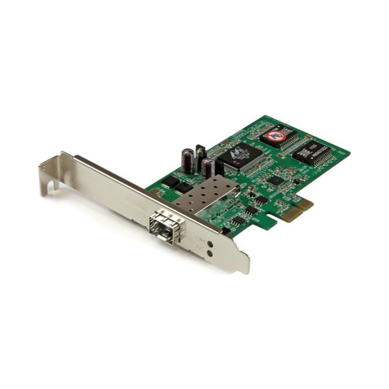 StarTech.com Carte réseau PCI Express à 1 port fibre optique Gigabit Ethernet avec SFP ouvert - Adaptateur NIC PCIe SFP