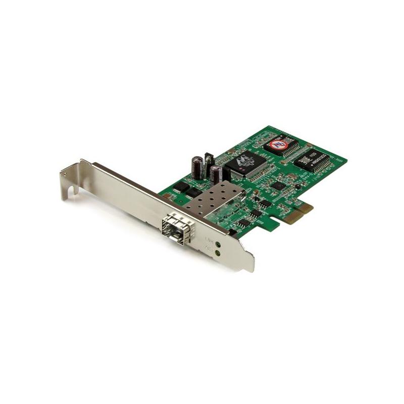 StarTech.com Carte réseau PCI Express à 1 port fibre optique Gigabit Ethernet avec SFP ouvert - Adaptateur NIC PCIe SFP