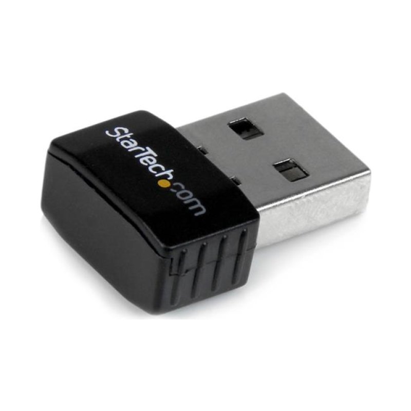 StarTech.com USB 2.0 300 Mbps Mini Wireless-N Network Adapter - 802.11n 2T2R WiFi Adapter