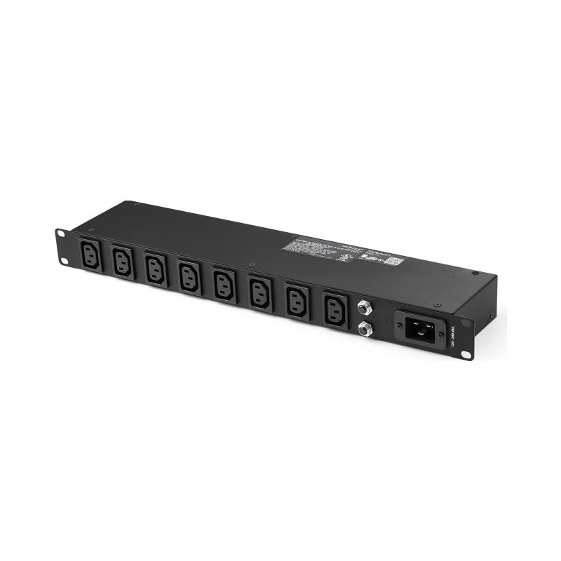 StarTech.com Unité de distribution d'alimentation 1U 8 ports montable en rack avec prises C13 - 16 A - Cordon d'alimentation NEMA5-20p 3 m