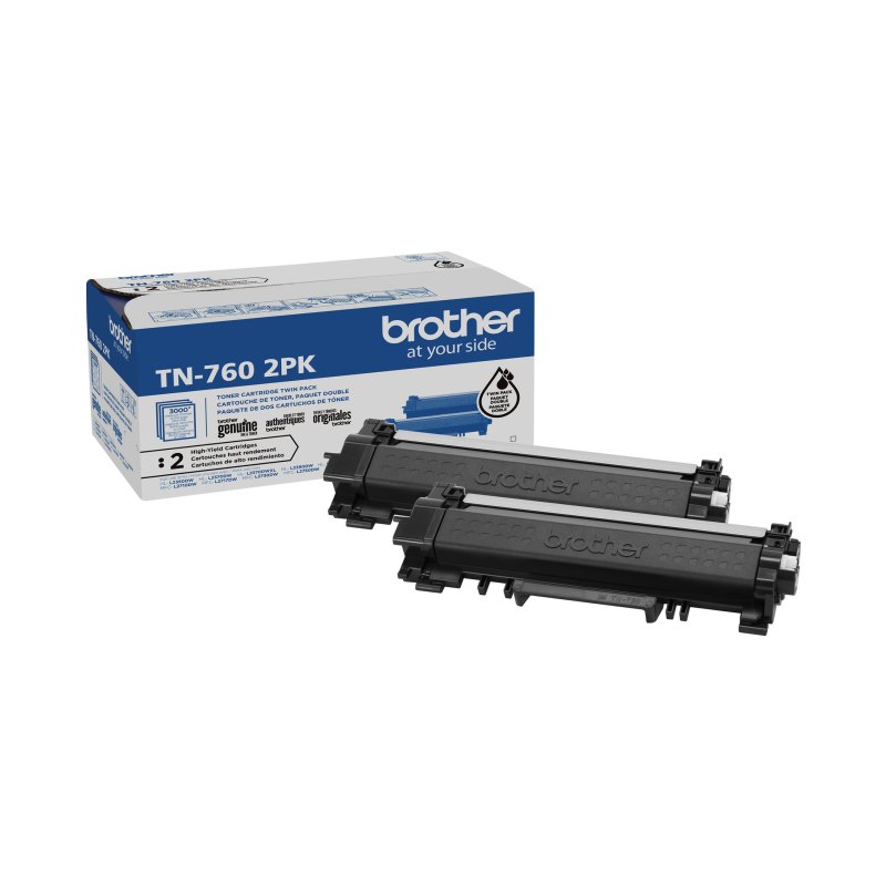 Brother TN-7602PK toner cartridge 2 pc(s) Original Black