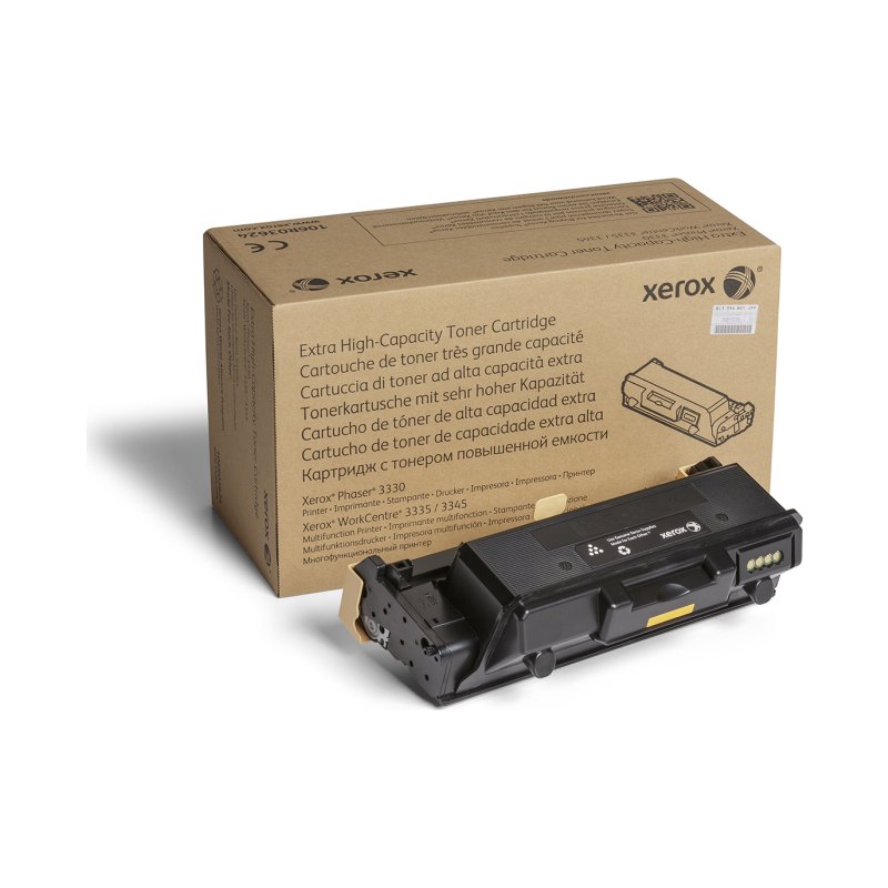 Xerox Genuine Phaser® 3330, WorkCentre® 3300 Series Black Extra High capacity Toner Cartridge (15000 Pages) - 106R03624