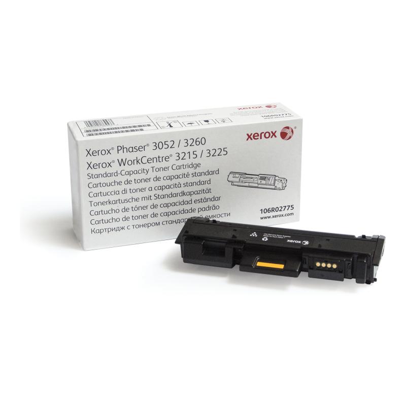 Xerox Cartouche de toner Noir de Capacité standard Phaser® 3052/3260, WorkCentre® 3215/3225 (1500 pages) - 106R02775