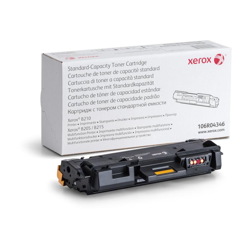 Xerox Cartouche de toner Noir de Capacité standard Imprimante ® B210, Imprimante multifonction ® B205/ ® B215 (1500 pages) - 106R04346