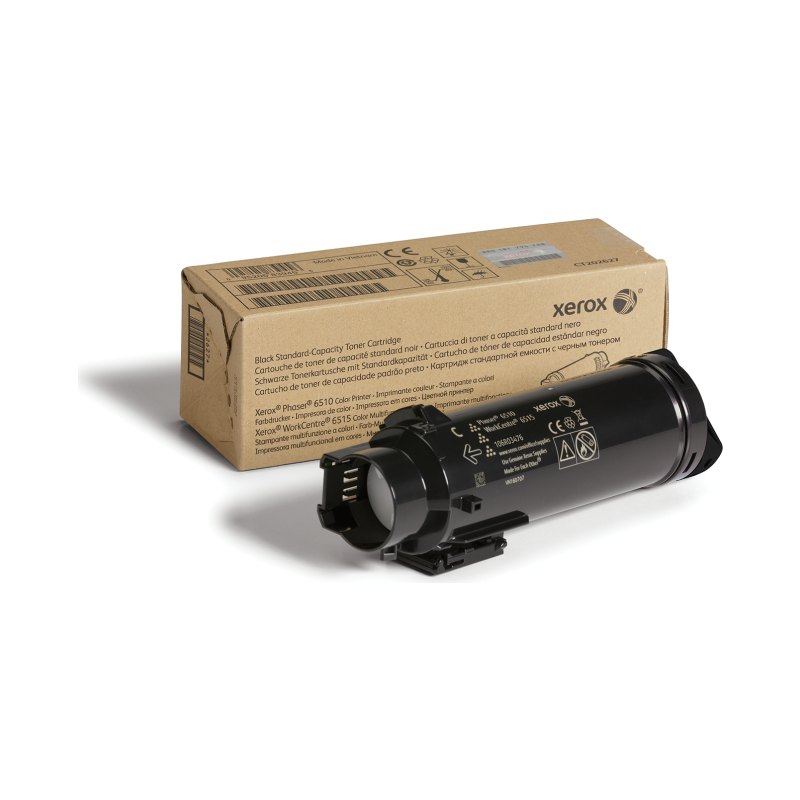 Xerox Genuine Phaser® 6510, WorkCentre® 6515 Black Standard capacity Toner Cartridge (2500 Pages) - 106R03476