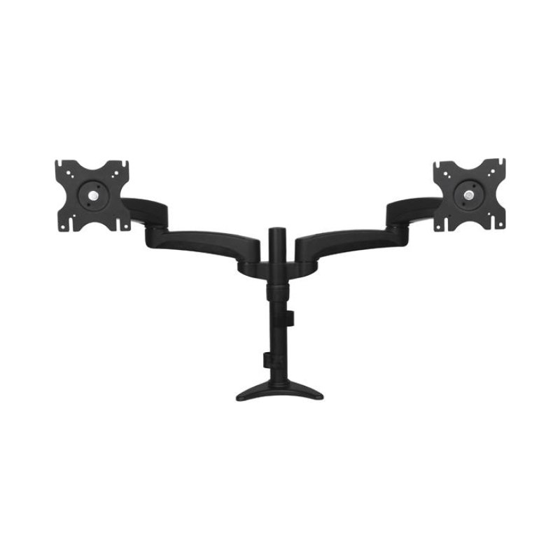 StarTech.com Bras Articulé pour 2 Moniteurs avec Gestion de Câbles et Hauteur Ajustable - Support de Bureau Double Écran jusqu'à 24"(13,6kg)