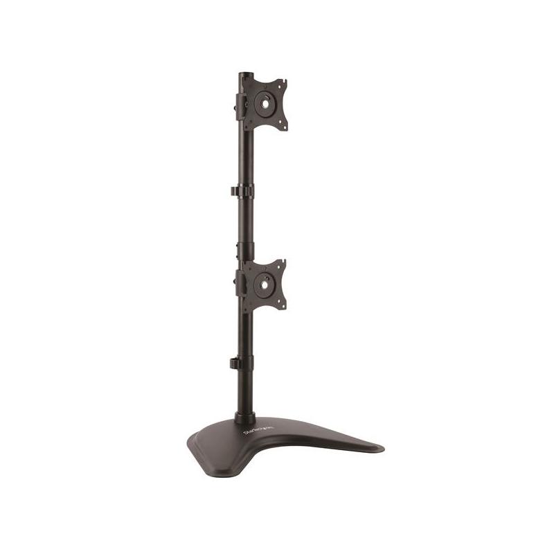 StarTech.com Support pour Deux Moniteurs, Vertical - Pour Deux Écrans 27" ou 34" Ultra-Large (10kg) à Montage VESA