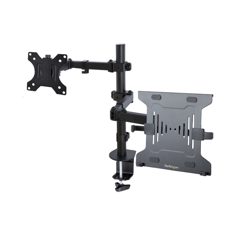 StarTech.com Bras Articulé VESA - Support Écran PC 32 pouces et Ordinateur Portable (4,5kg) - Pied Écran PC, Montage Réglable pour Ordinateur Portable - Support Moniteur et PC