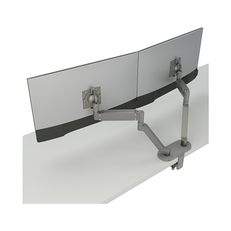 Chief Konc?sTM Monitor Arm Mount, Dual, Silver