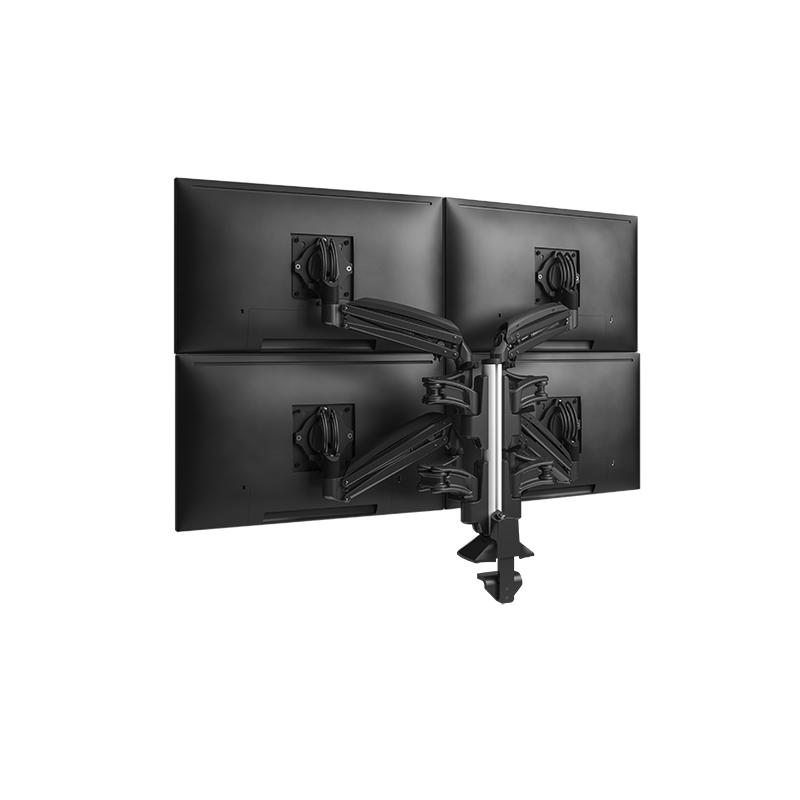 Chief KX Low-Profile Quad Monitor Arms 76,2 cm (30") Bureau Noir