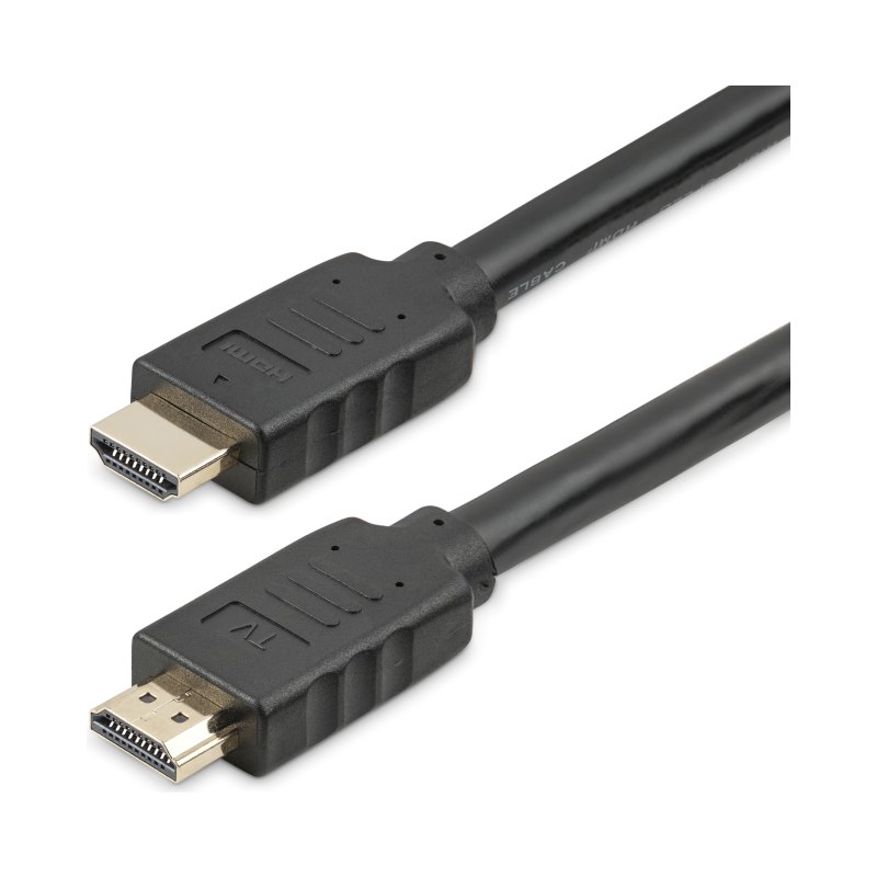 StarTech.com Cable HDMI 2.0 10m - Câble HDMI Actif 4K 60Hz - Classe CL2 pour Installation dans un Mur - Long câble HDMI UHD Haute Vitesse Résistant - ARC, HDR, 18Gbps - Cordon mâle à mâle - Noir