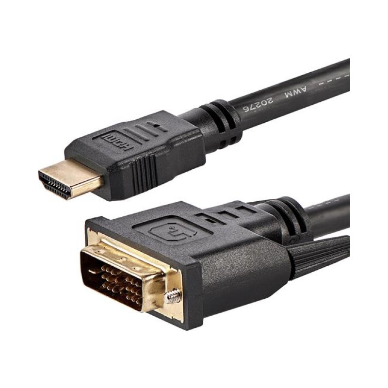 StarTech.com Câble HDMI vers DVI-D de 1,8m - Mâle / Mâle - Noir
