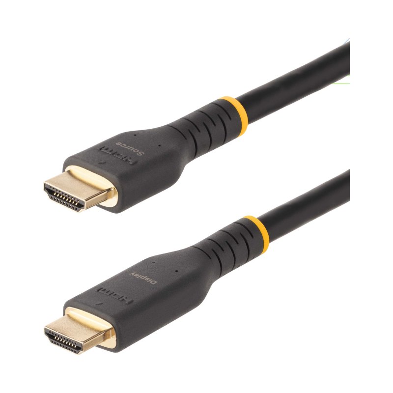 StarTech.com Câble HDMI Actif de 7m avec Ethernet - HDMI 2.0 4K 60Hz UHD - Cordon HDMI Robuste avec Fibre Aramide - Câble HDMI Haute Vitesse Durable - Câble HDMI 2.0 Gros Calibre