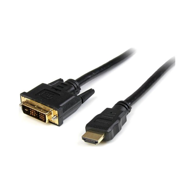 StarTech.com 3ft, HDMI - DVI-D 0,91 m Noir