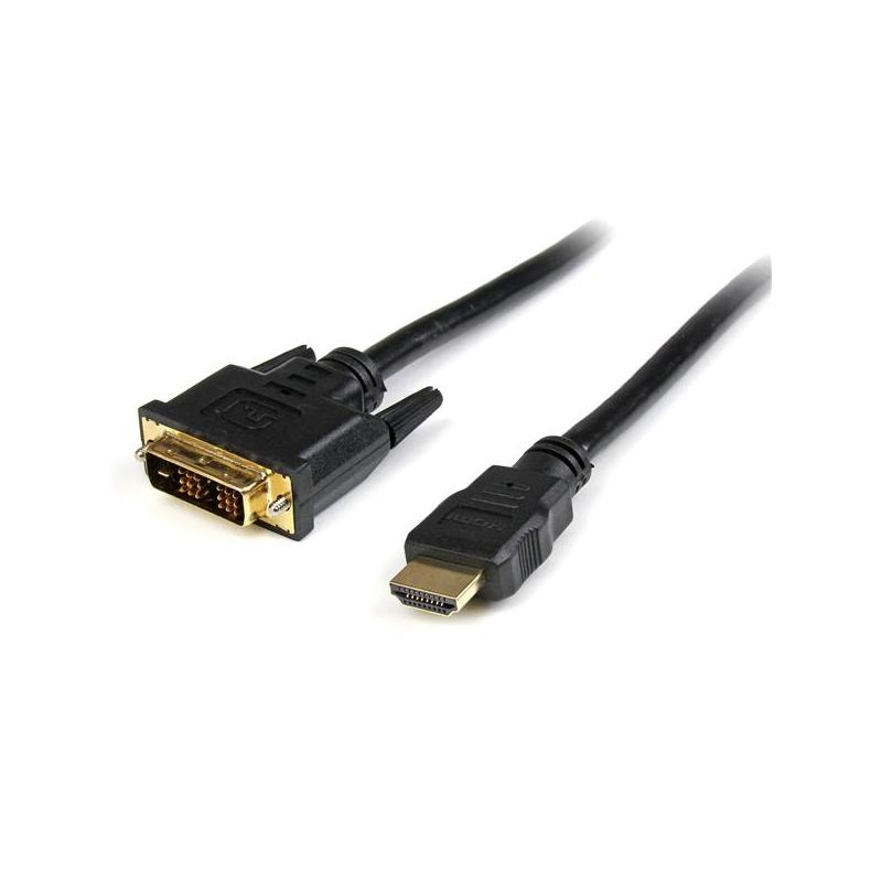 StarTech.com 3ft, HDMI - DVI-D 0,91 m Noir