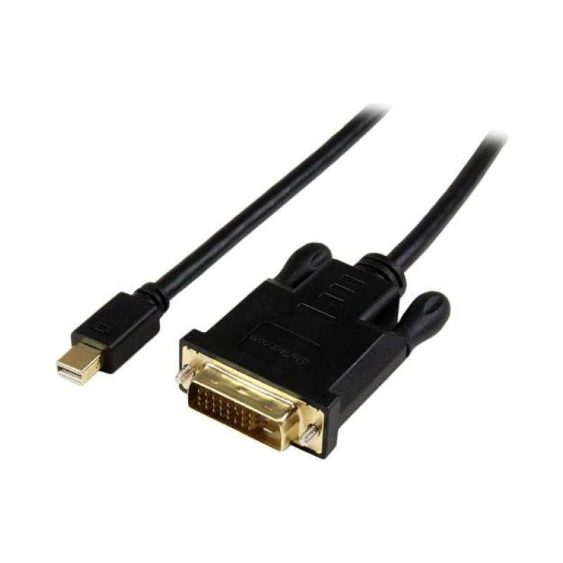 StarTech.com Câble Mini DisplayPort vers DVI de 1,8m - Adaptateur Actif Mini DP à DVI - Vidéo 1080p - mDP 1.2 vers DVI-D Single Link - mDP ou Thunderbolt 1/2 Mac/PC vers Moniteur DVI