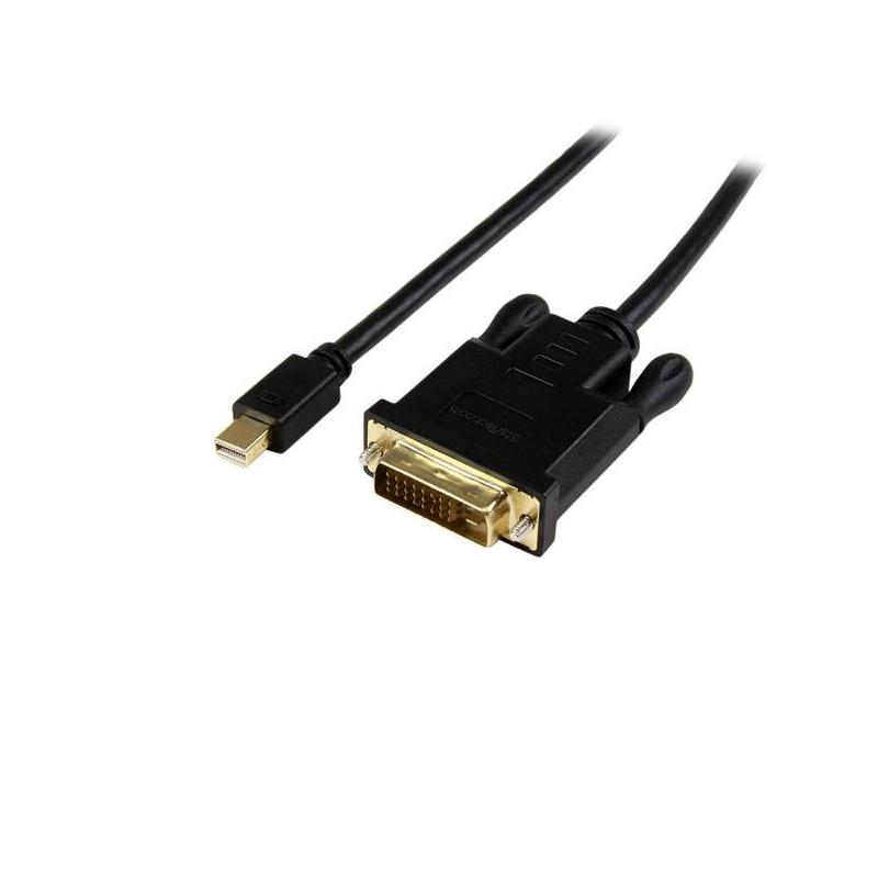 StarTech.com Câble Mini DisplayPort vers DVI de 1,8m - Adaptateur Actif Mini DP à DVI - Vidéo 1080p - mDP 1.2 vers DVI-D Single Link - mDP ou Thunderbolt 1/2 Mac/PC vers Moniteur DVI