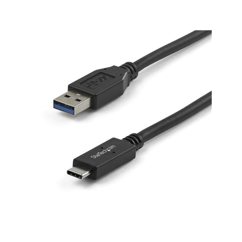 StarTech.com Câble de Charge USB-A vers USB-C de 1m, USB 10Gbps, Charge et Synchronisation, 3A, Certifié USB-IF - Cordon de Charge USB