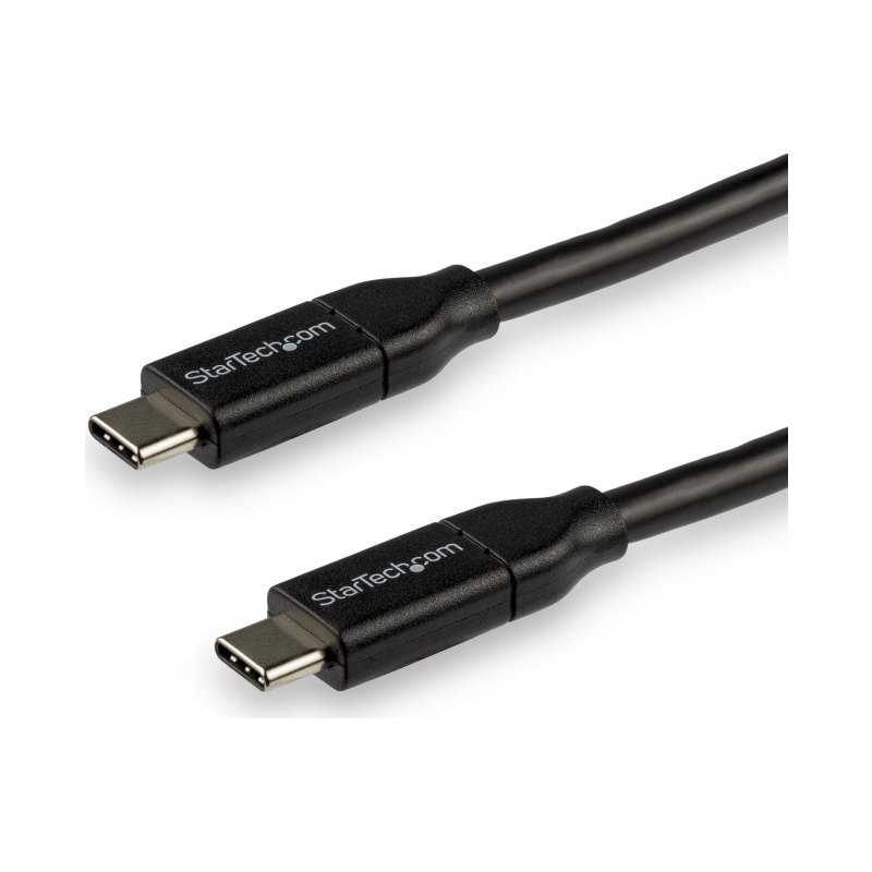 StarTech.com Câble de Charge Rapide USB-C de 3m, Charge et Synchronisation, 100W (5A) PD, USB 2.0, Certifié USB-IF - Cordon de Charge USB C