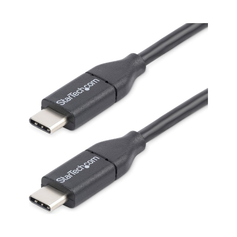 StarTech.com Câble de Charge USB-C de 3m, Charge et Synchronisation, 60W (3A) PD, Câble de Charge USB 2.0 pour Ordinateur Portable - Cordon de Charge USB C