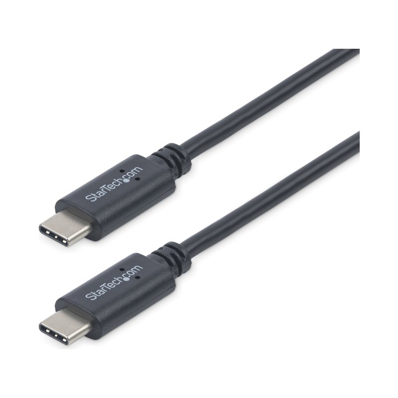 StarTech.com Câble de Charge USB-C de 1m, Charge et Synchronisation, 60W (3A) PD, Câble de Charge USB 2.0, Certifié USB-IF - Cordon de Charge USB C