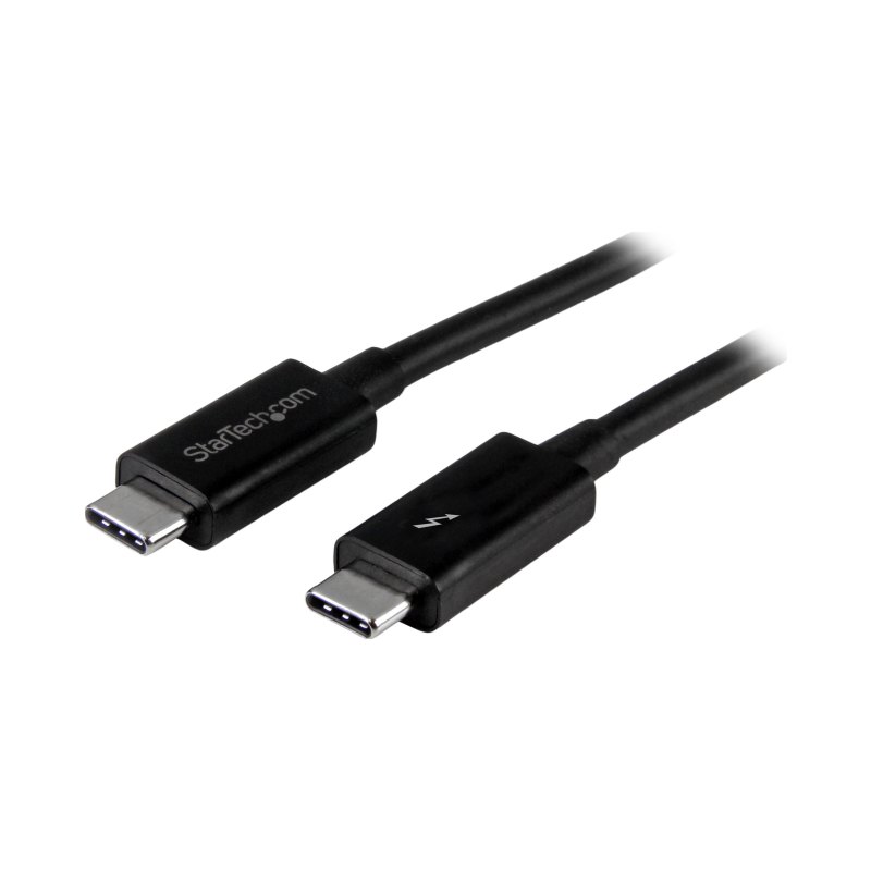 StarTech.com Câble Thunderbolt 3 de 1m, 20Gbps, 100W PD, 4K, Certifié Thunderbolt, Compatible avec Thunderbolt 4/USB 3.2/DisplayPort