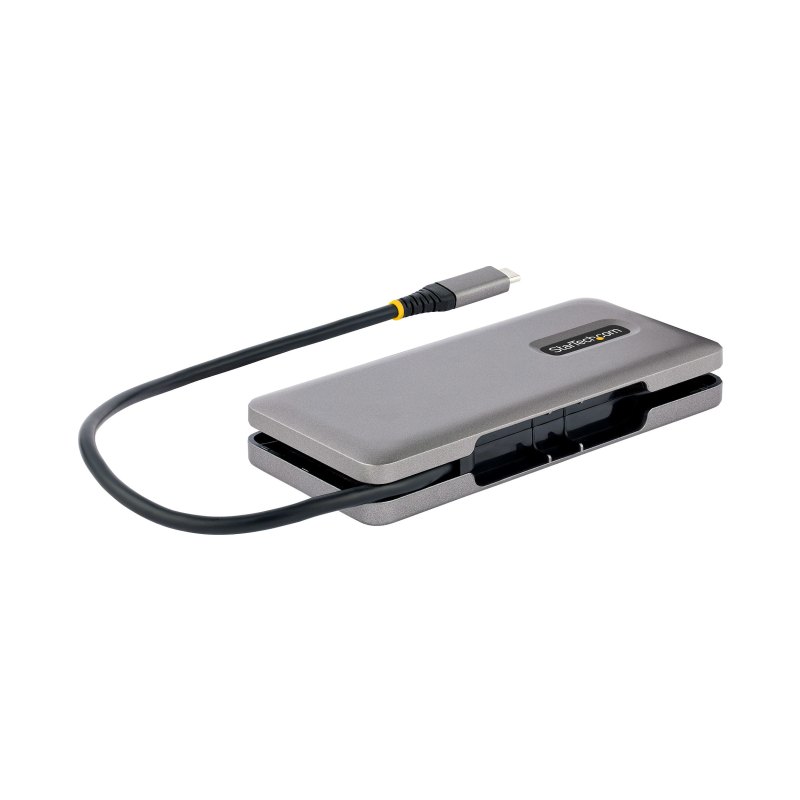 StarTech.com Hub USB C 4 Ports - 4x Ports USB-C, USB 3.1 10Gbps - Hub USB 3.2 Portable avec Power Delivery Pass-Through 100W - Hub USB Type C avec Câble Enveloppant de 32cm - Splitter USB-C