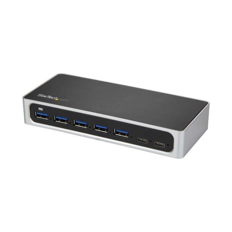 StarTech.com Hub USB-C à 7 ports avec alimentation externe - USB Type-C vers 5x USB A et 2x USB-C - USB 3.0 - 5Gbps