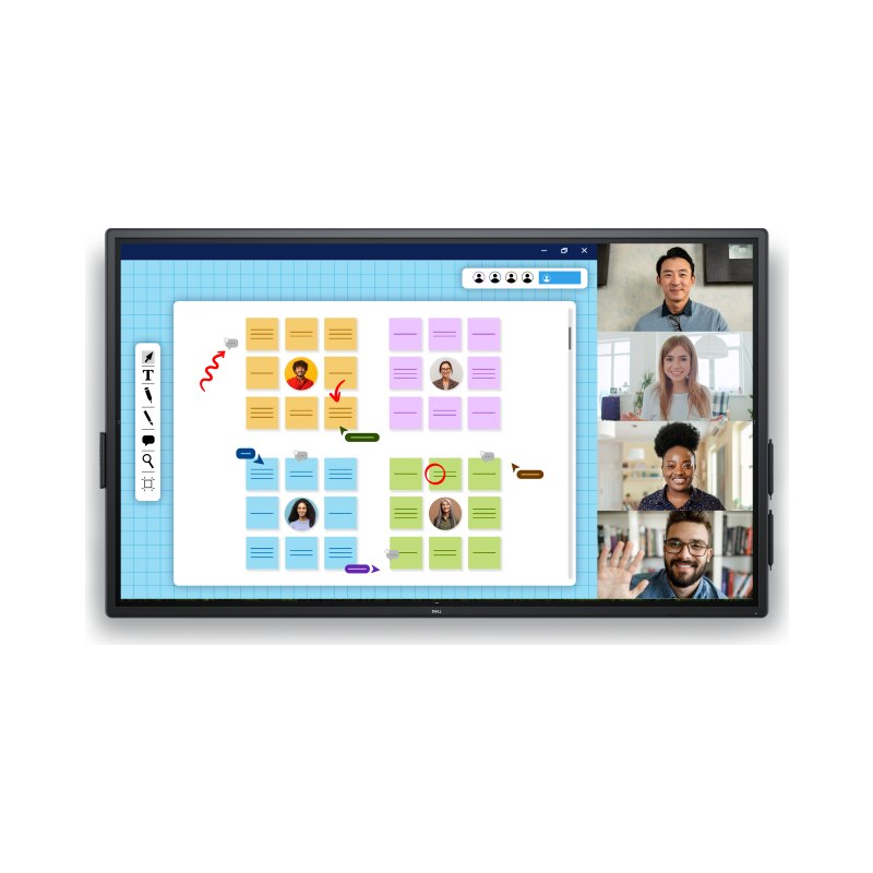 DELL P7525QT 189.2 cm (74.5") LCD 3840 x 2160 pixels 4K Ultra HD