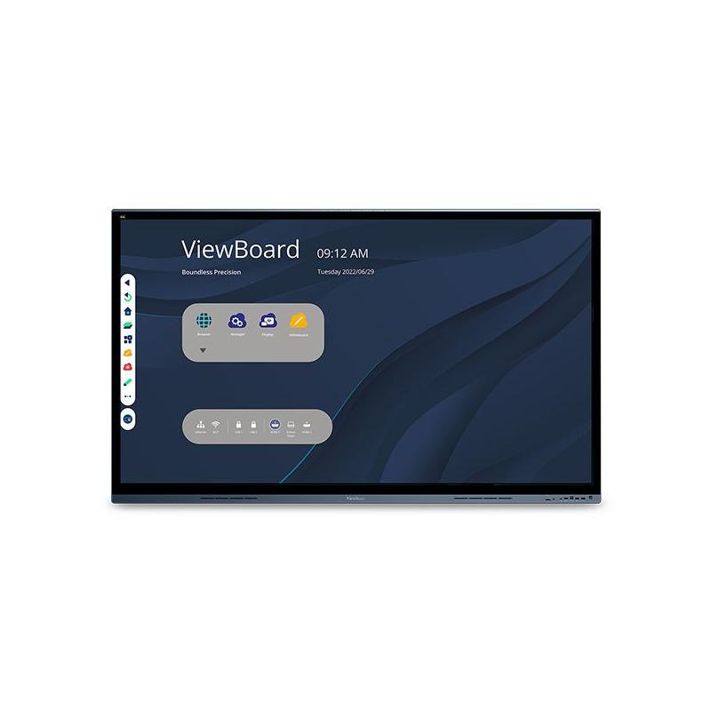Viewsonic IFP6562 Écran d'affichage dynamique Écran plat interactif 165,1 cm (65") LED Wifi 350 cd/m² 4K Ultra HD Noir Écran tactile Intégré dans le processeur Android 8.0