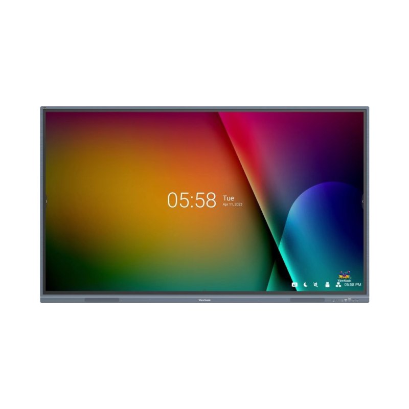 Viewsonic IFP8633-G Signage Display Interactive flat panel 2.18 m (86") LED Wi-Fi 450 cd/m² 4K Ultra HD Black Touchscreen Built-in processor Android 11