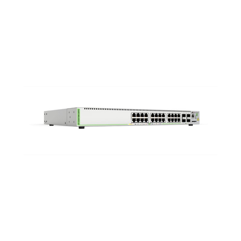 Allied Telesis GS970M/28PS Managed L3 Gigabit Ethernet (10/100/1000) Power over Ethernet (PoE) Grey