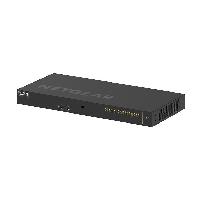 NETGEAR AV LINE M4250-16XF 16X1G/10G MGD SWCH Géré L2/L3 1U Noir
