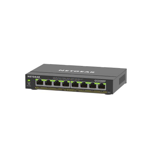 NETGEAR 8 Port PoE Gigabit Ethernet Plus Switch (GS308EP)
