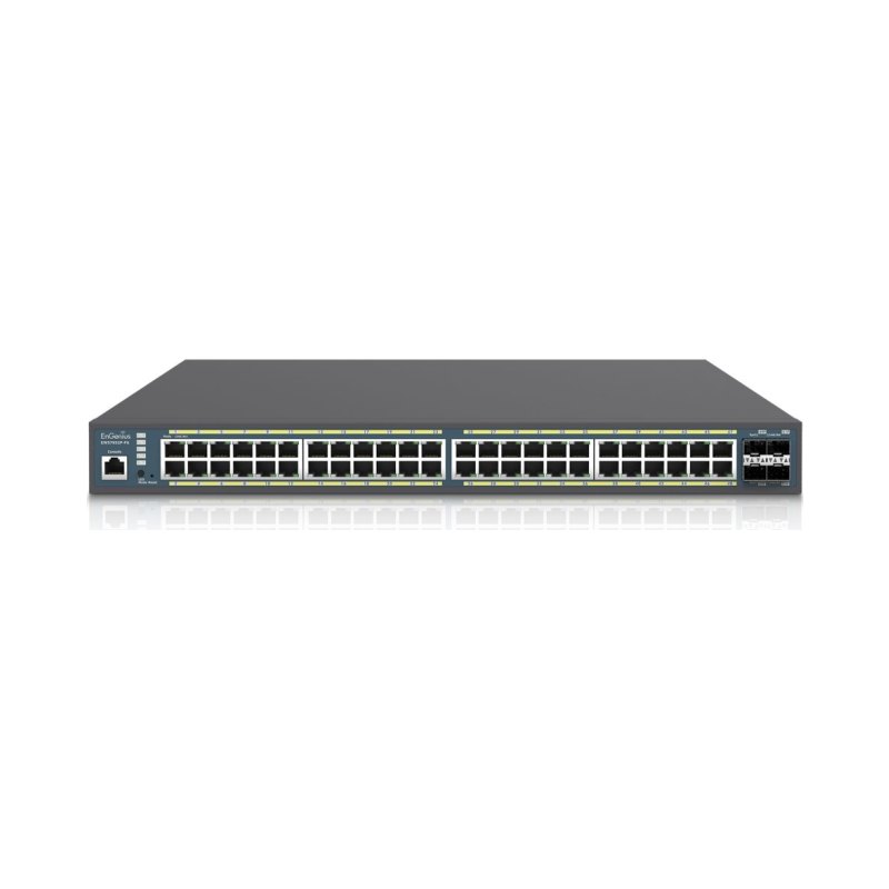EnGenius Switch 48-port GbE PoE.af/at(+) 410W 4xSFP L2 19i