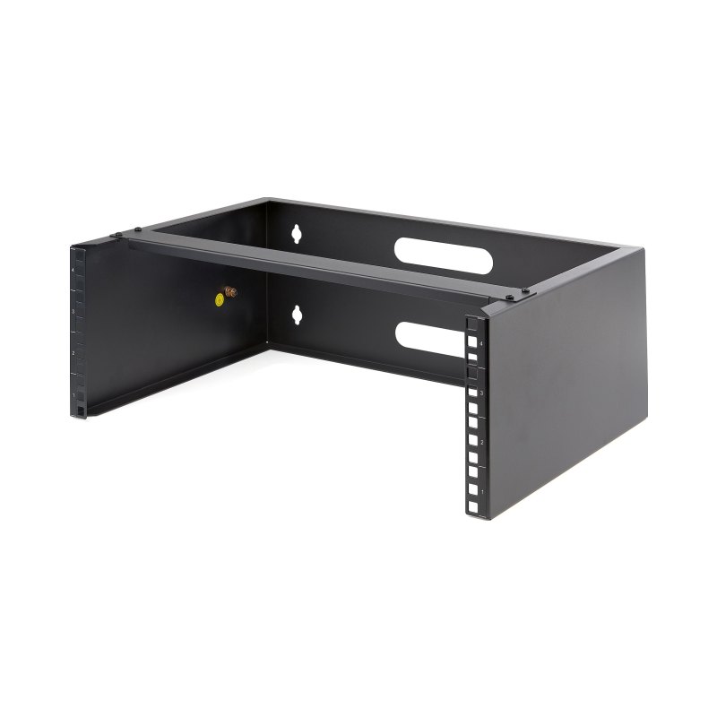 StarTech.com Rack Mural 4U - Support à Fixation Murale 19" - Profondeur 35cm (Low Profile) - Support Mural pour Panneaux de Brasage et Équipement Informatique - Max 20kg