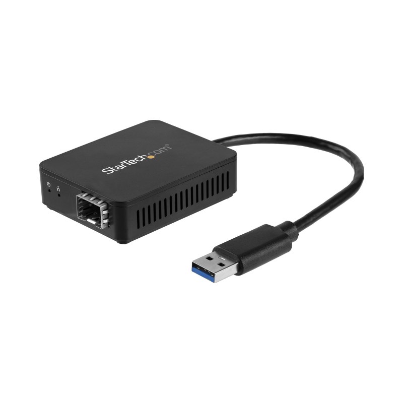 StarTech.com USB 3.0 to Fiber Optic Converter - Compact USB to Open SFP Adapter - USB to Gigabit Network Adapter - USB 3.0 Fiber Adapter Multi Mode(MMF)/Single Mode Fiber(SMF) Compatible