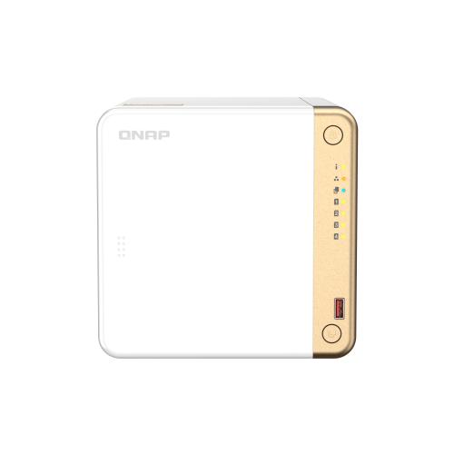 QNAP TS-462-4G NAS Tower Intel® Celeron® N4505 4 Go DDR4 0 To QNAP QTS Blanc