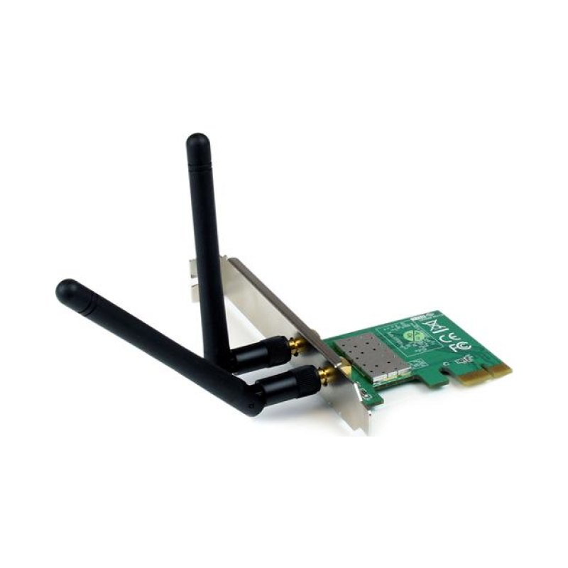 StarTech.com PCI Express Wireless N Adapter - 300 Mbps PCIe 802.11 b/g/n Network Adapter Card – 2T2R 2.2 dBi
