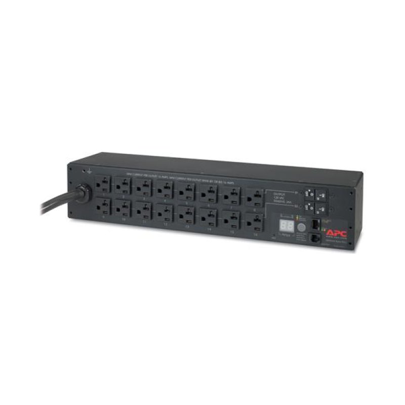 APC AP7802B power distribution unit (PDU) 16 AC outlet(s) 2U Black