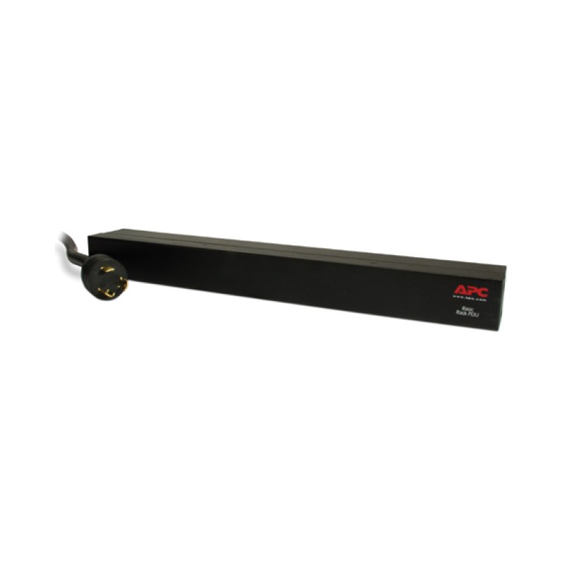 APC Rack PDU, Basic, 1U, 30A, 208V power distribution unit (PDU) Black