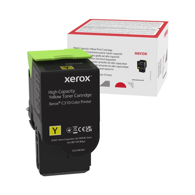 Xerox Genuine ® C310 Color Printer/C315 Color Multifunction Printer Yellow High capacity Toner Cartridge (5500 Pages) - 006R04367