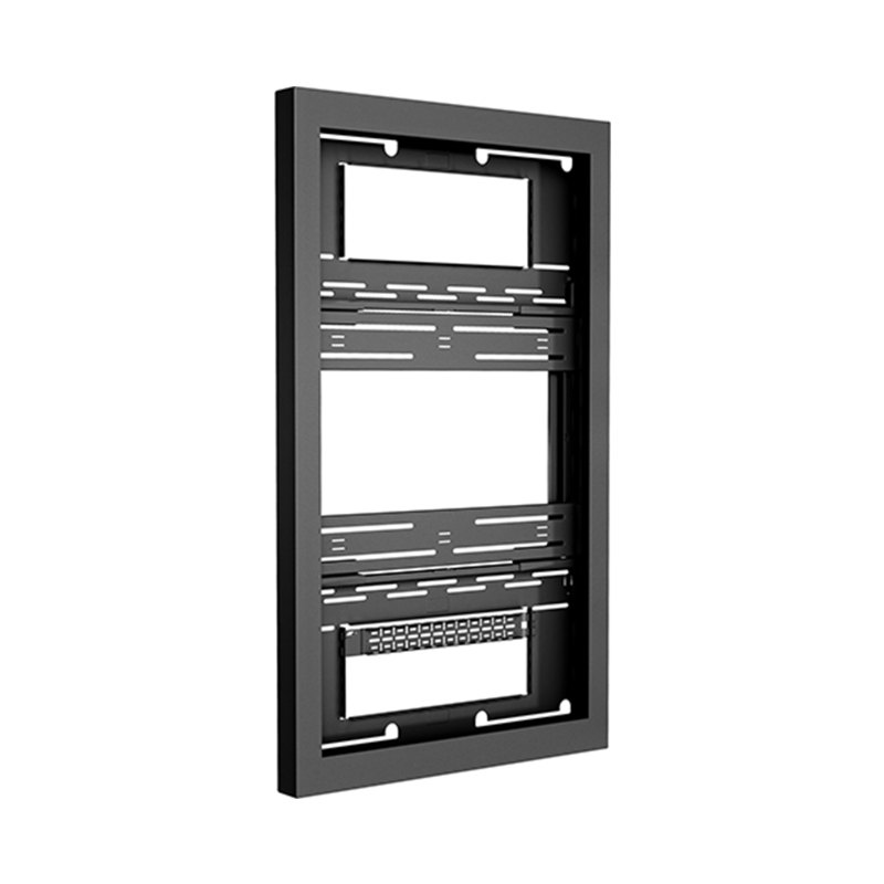 Chief ImpactTM On-Wall Kiosk - Portrait 43 Inch Black