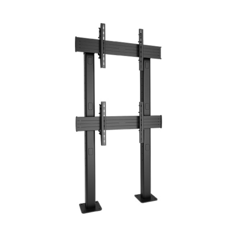 Chief Fusion® 1 X 2 Micro-Adjustable Large Bolt-Down Freestanding Video Wall