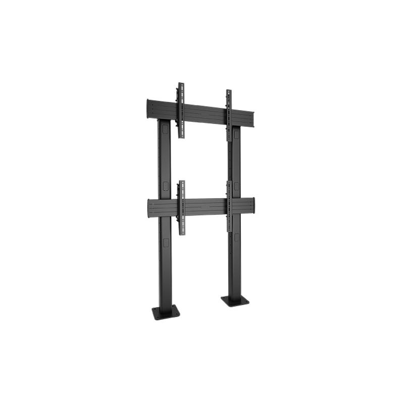 Chief Fusion® 1 X 2 Micro-Adjustable Large Bolt-Down Freestanding Video Wall