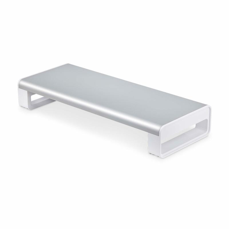 StarTech.com Support pour Moniteur Ergonomique, Jusqu'à 15kg, Hauteur Fixe de 9cm, Support pour Ordinateur Portable, Plateforme en Acier, Montage Rapide, Optimisation de l'Espace de Travail