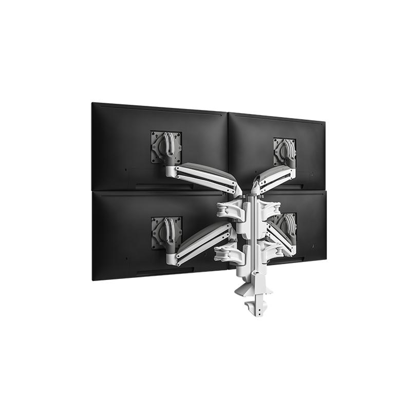 Chief KX Low-Profile Quad Monitor Arms 76,2 cm (30") Bureau Blanc